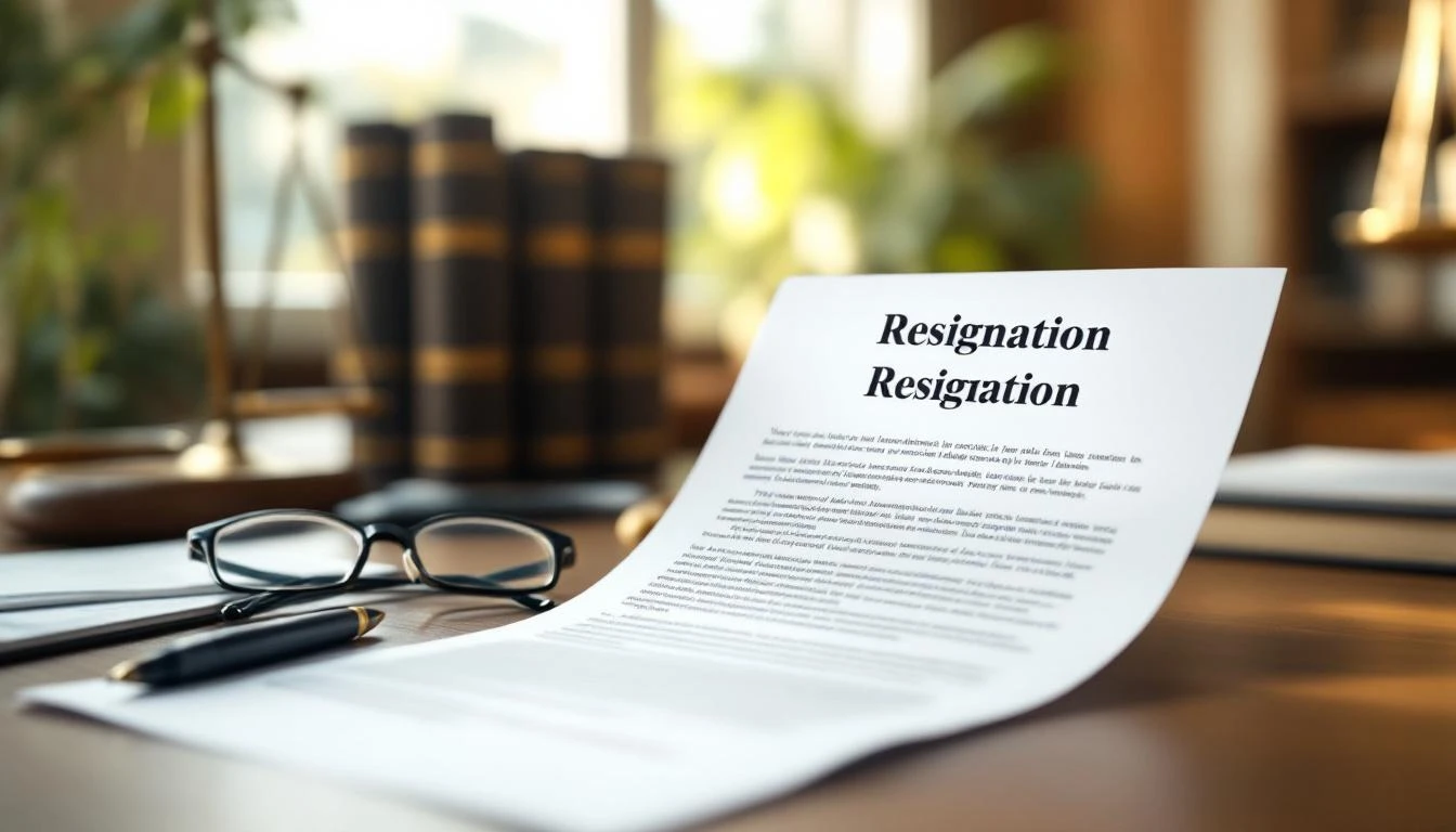 Comment rédiger votre modèle de lettre de démission CDD