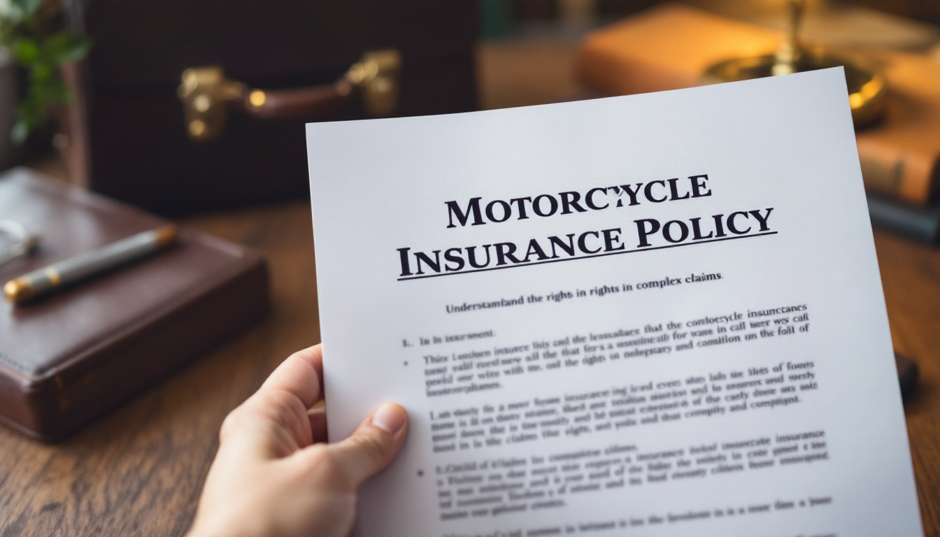 Assurance moto : Vos droits en cas de sinistre complexe