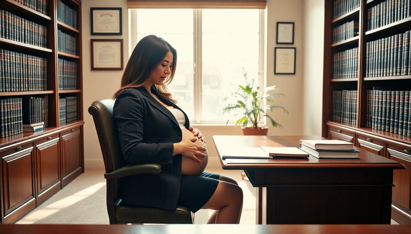 Comment l'environnement de travail affecte une avocate enceinte